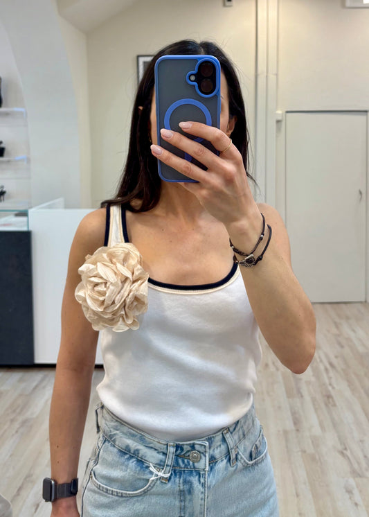 Top con Fiore