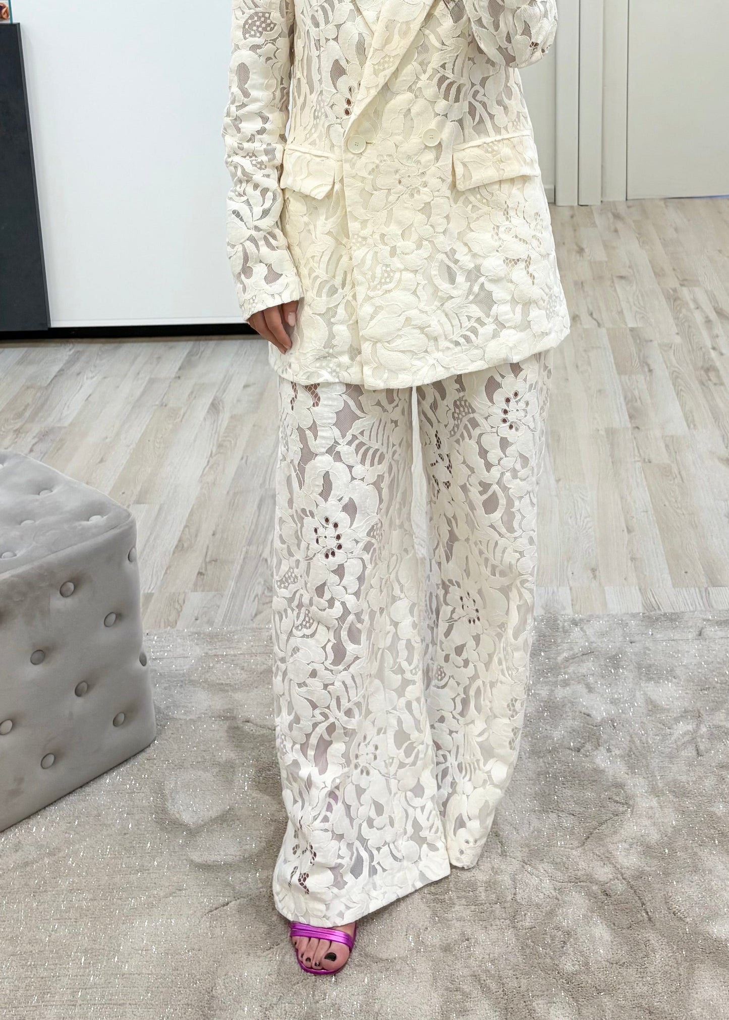 Pantalone in Pizzo Avorio