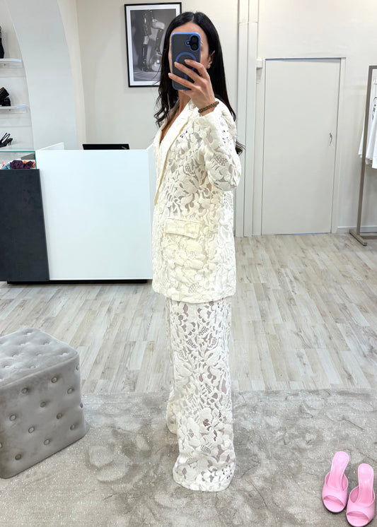 Pantalone in Pizzo Avorio