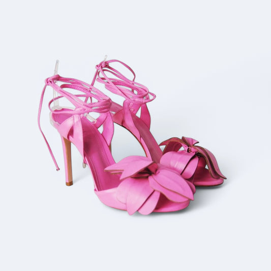 Schutz Sandalo Fiore Rosa