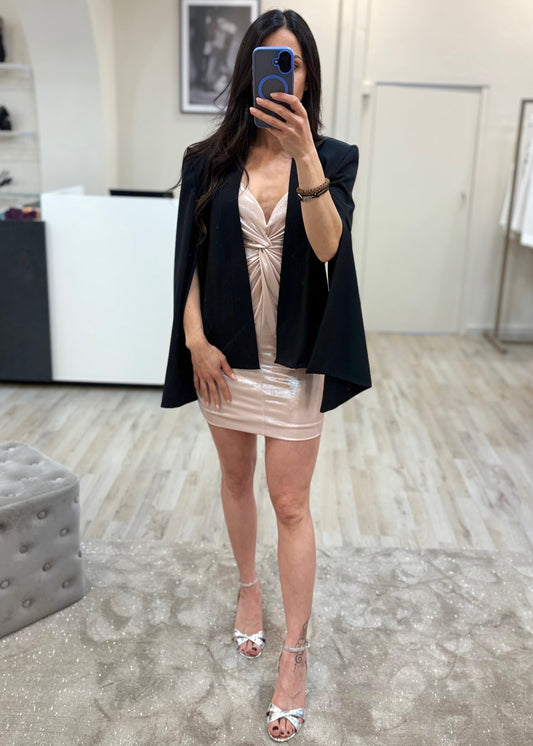 Giacca Cut Out Nera