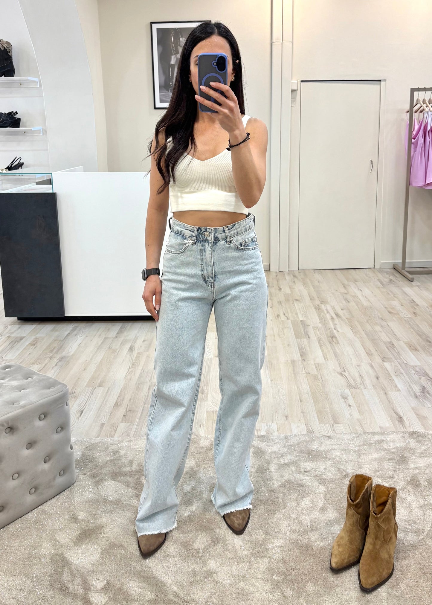 Crop Top Off-white