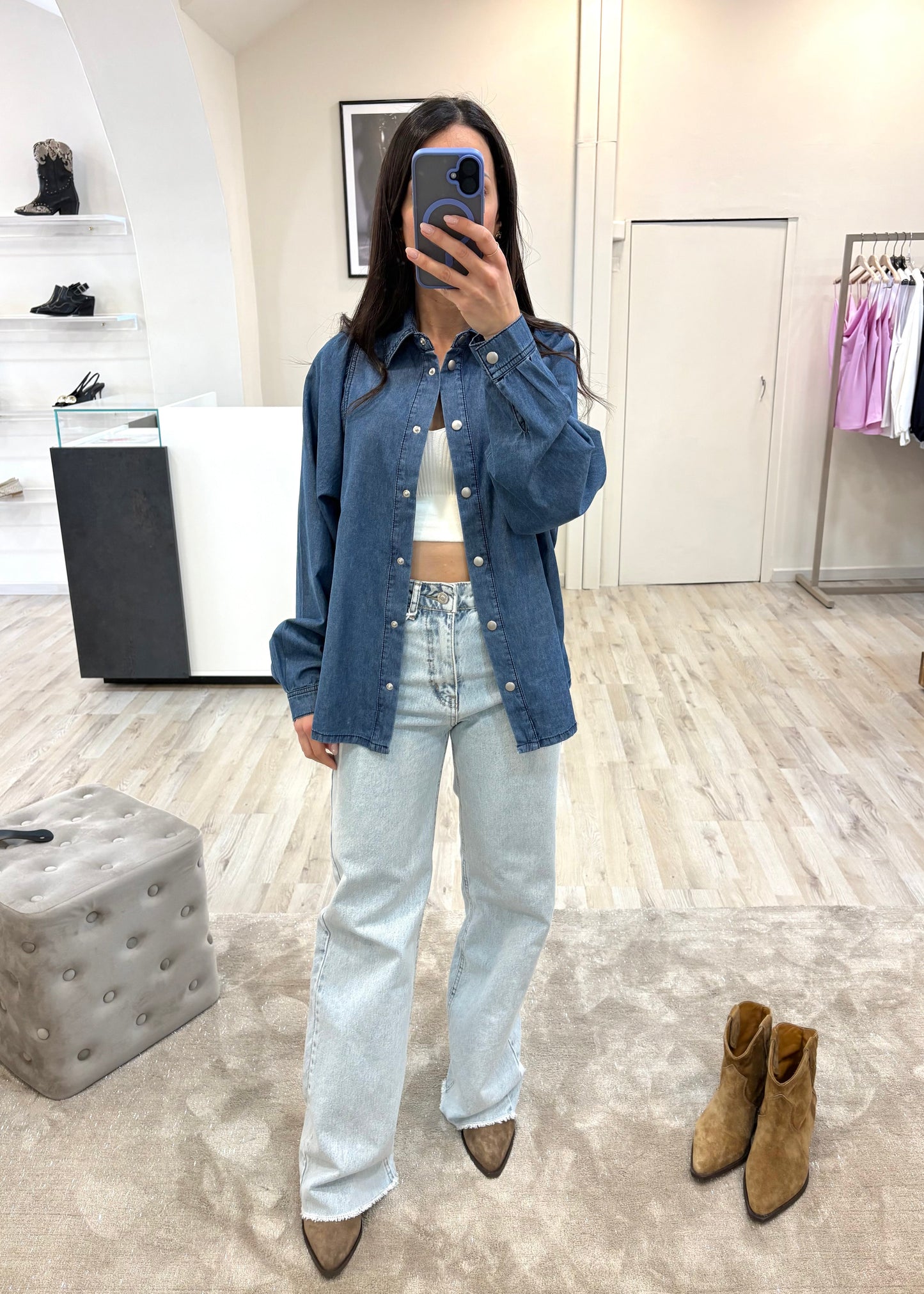 Camicia in Denim Sepira