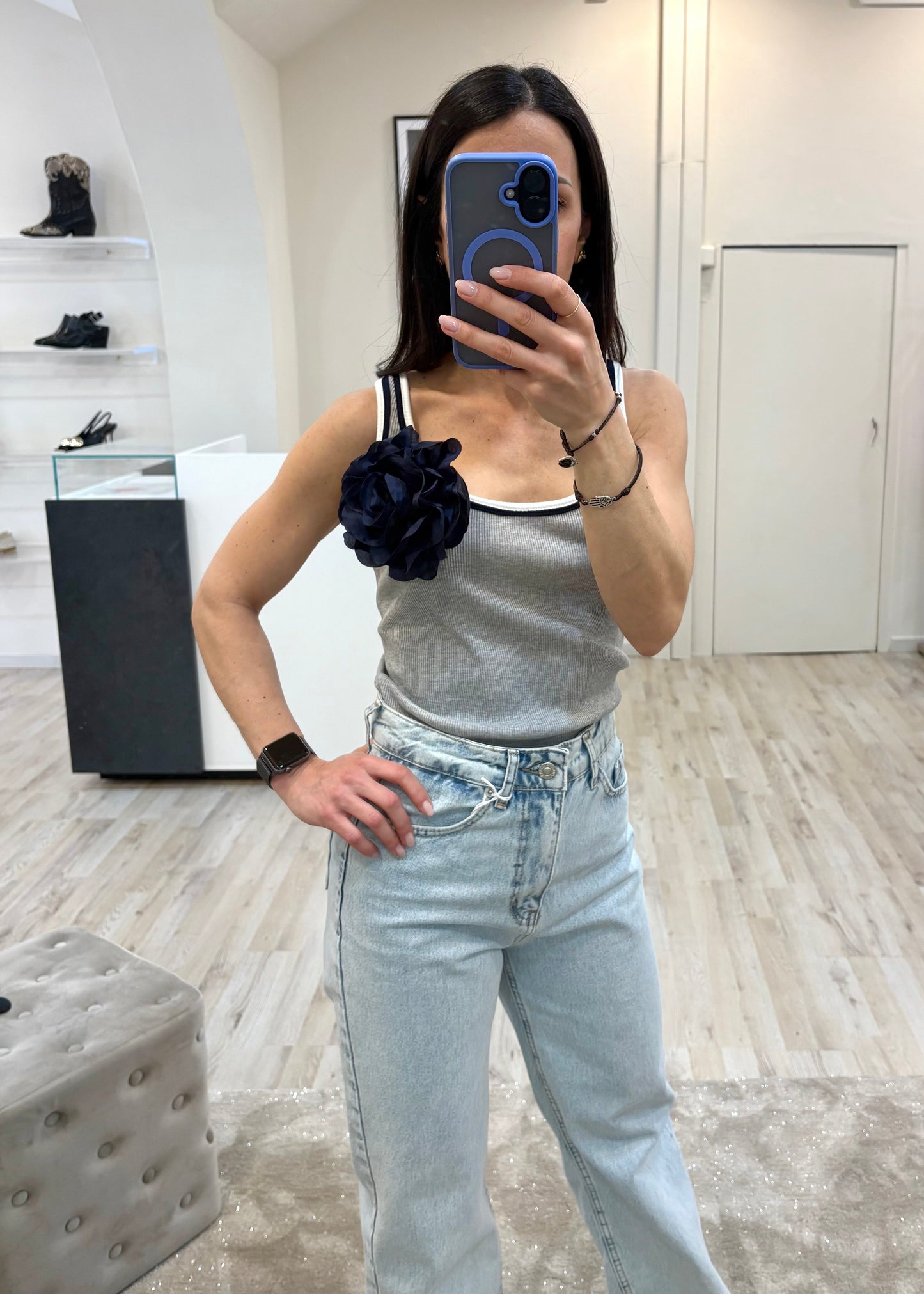 Top con Fiore