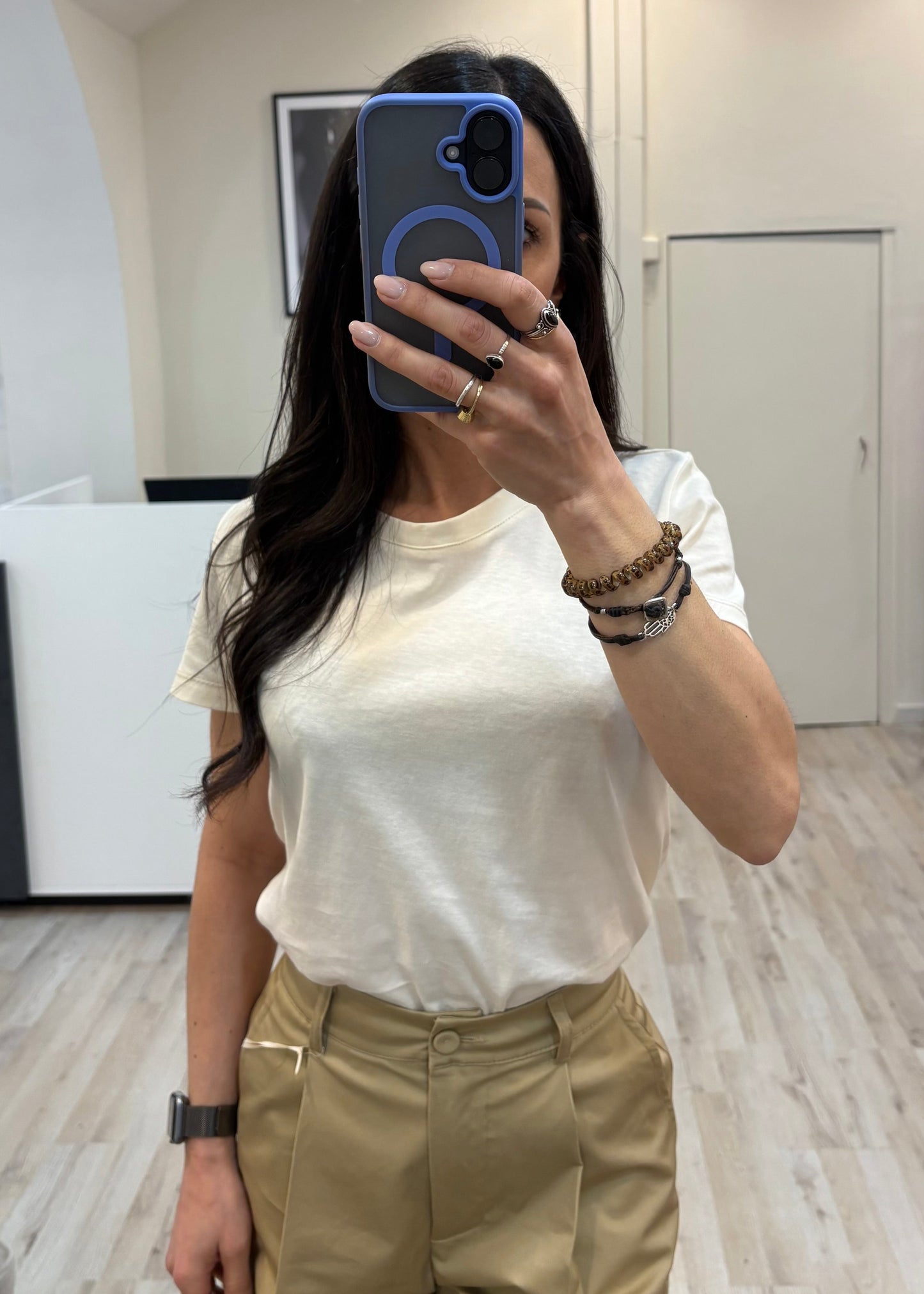 T-shirt salva look
