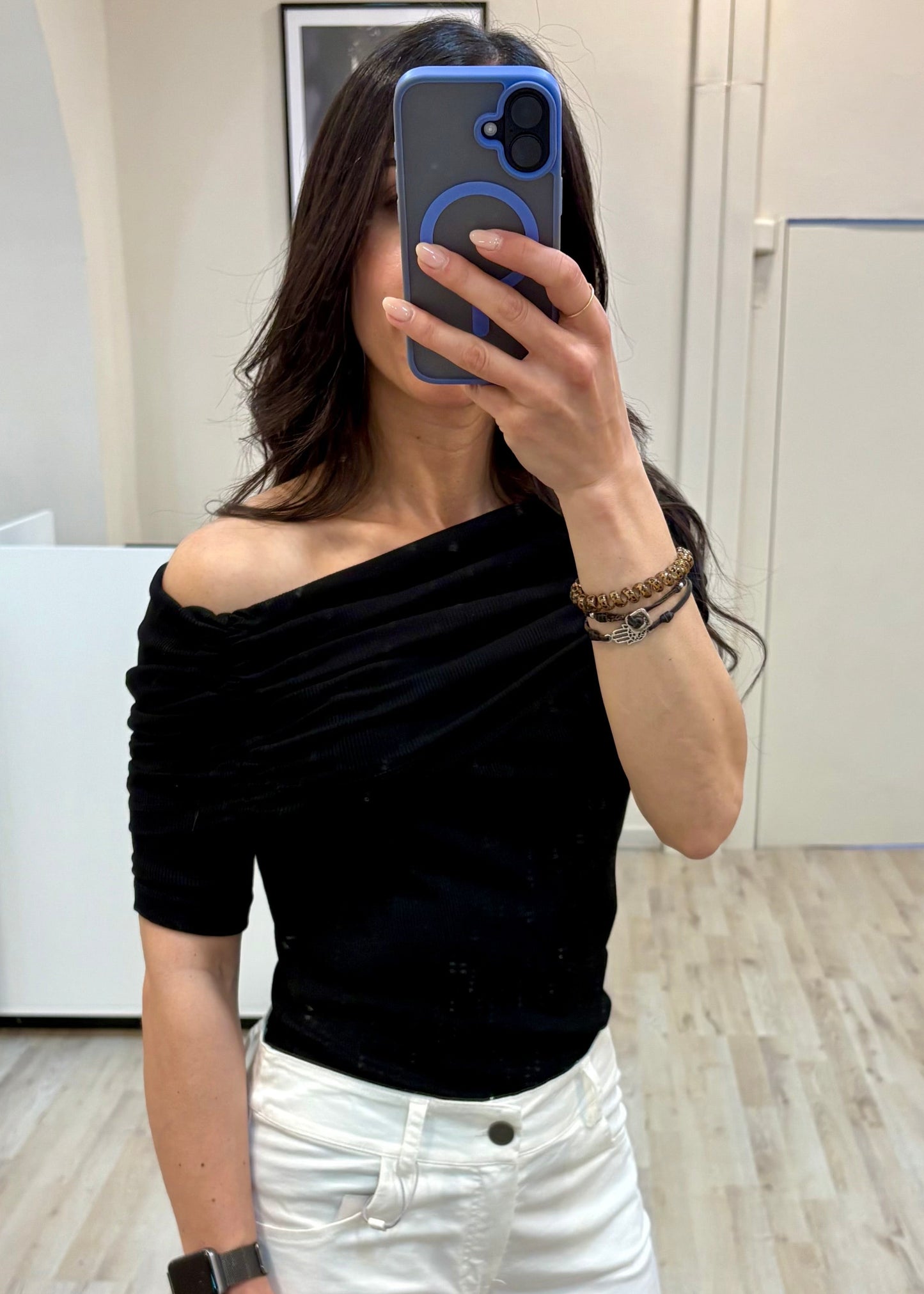 Top Nero Roseda