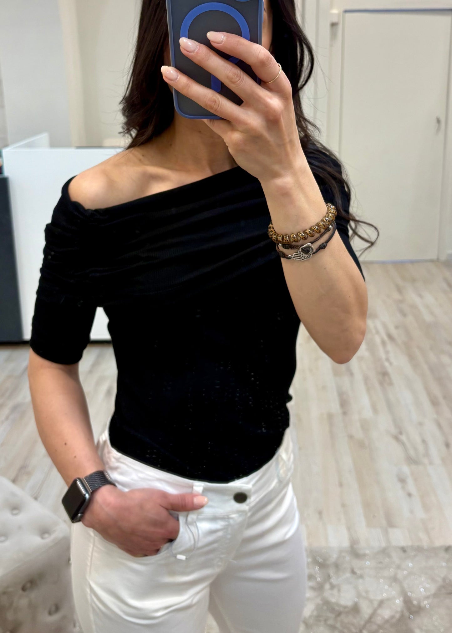 Top Nero Roseda
