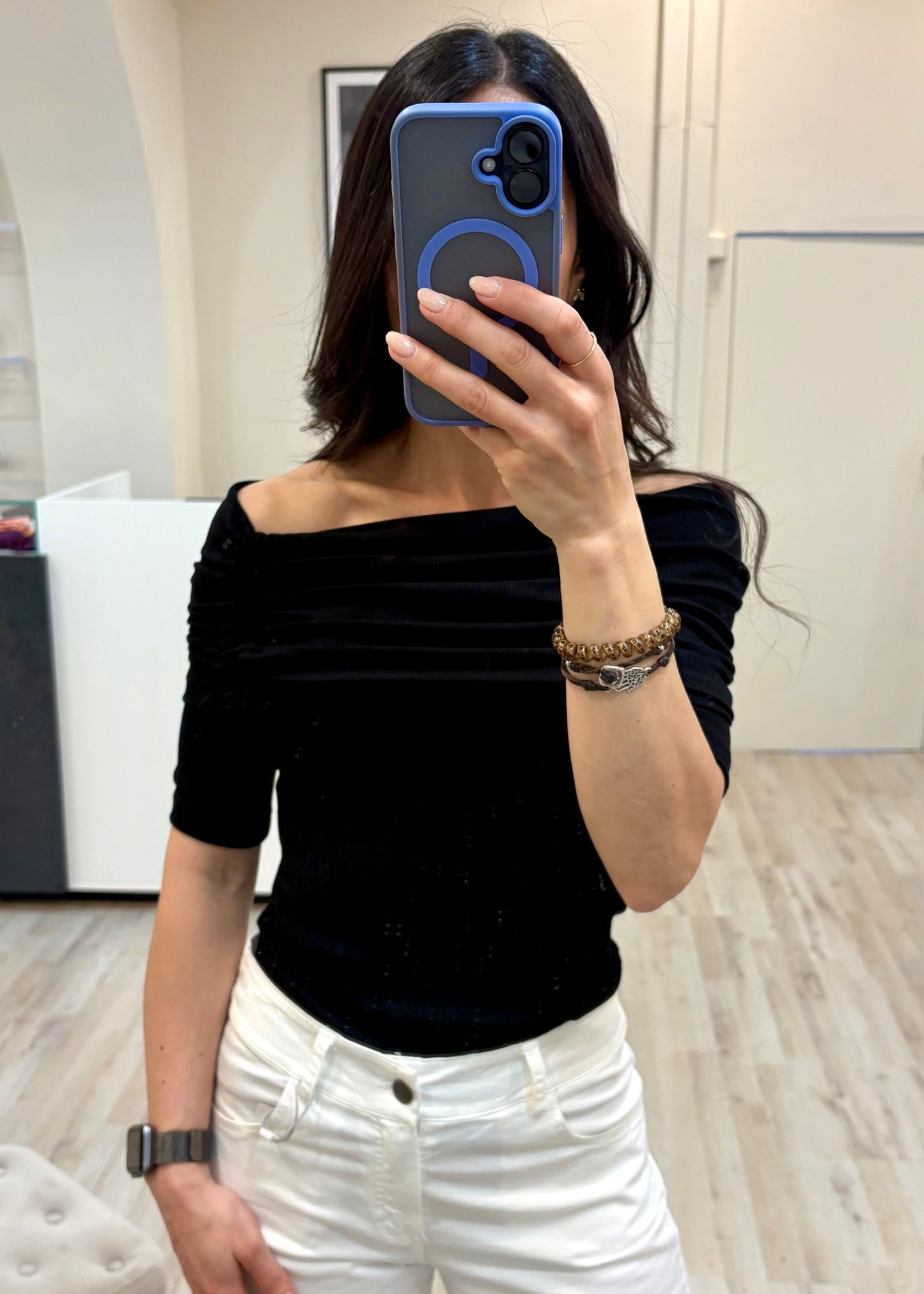 Top Nero Roseda