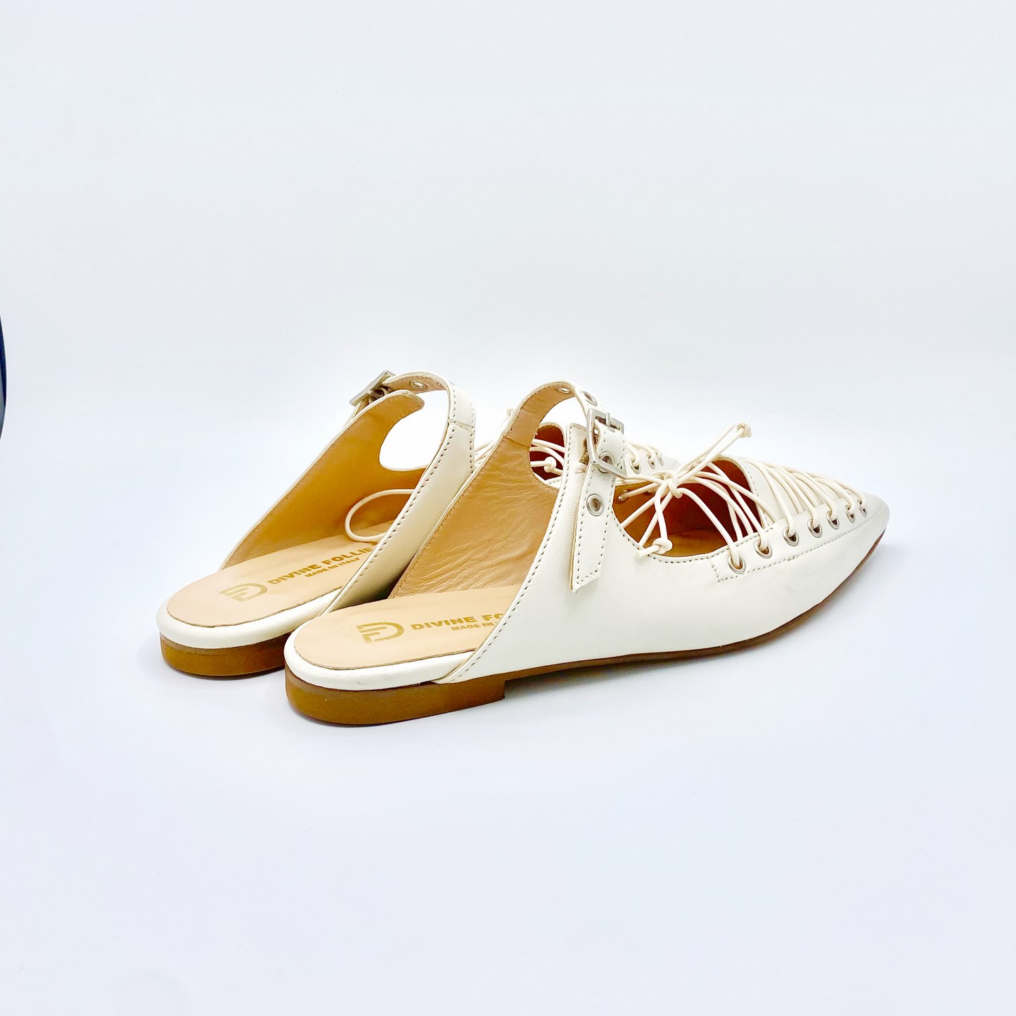 Divine Follie Mules Off-White